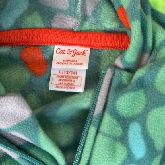 EUC Snuggie pajamas.  Cat and Jack size 12/14 L kids - Picture 4 of 4